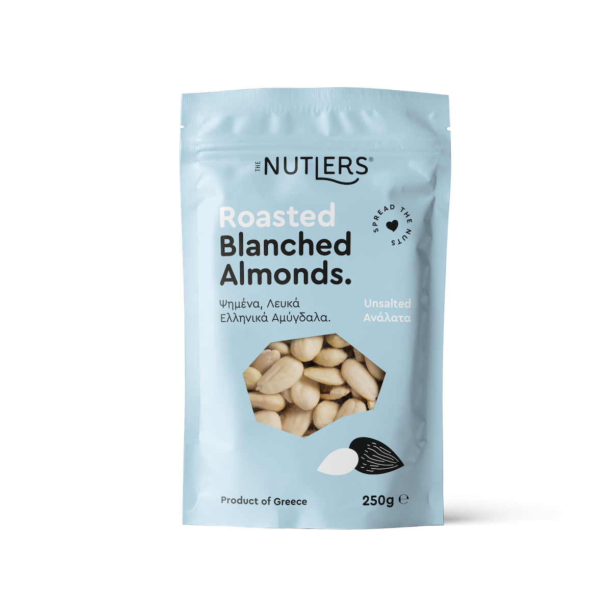 Unsalted Blanched Greek Almonds