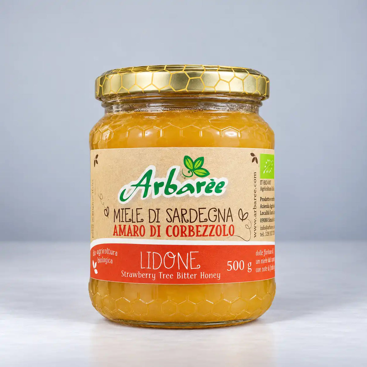 Lidone: Organic Bitter Strawberry Tree Honey (Corbezzolo)