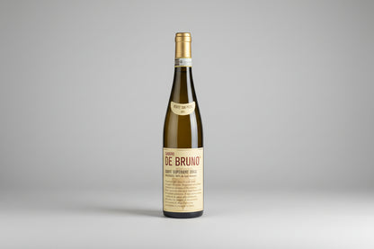 A bottle of white wine Soave Monte San Piero from Sandro De Bruno 